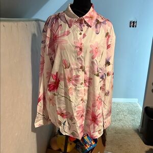Floral Button-Up Shirt